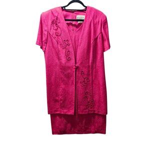 Miss Dorby Vintage Size 14 Jacket A-Line Dress Outfit